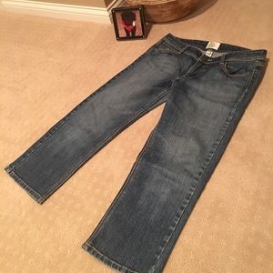 WHBM Blanc Crop Jeans Sz 6